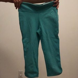 Teal above the knee Nike Leggings
